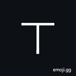 Ideograph under, underneath, below; down; inferior; bring down; used to transliterate the Latin letter 'T' CJK Symbol