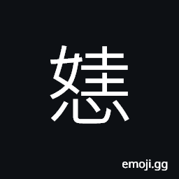 Ideograph unhappy displeased, anger; rage; angry; furious CJK Symbol