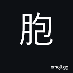 Ideograph womb, placenta, fetal membrane CJK Symbol