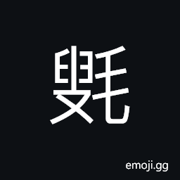 Ideograph woolen blanket with decorative design or pattern CJK Symbol