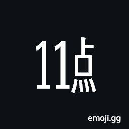 Ideographic Telegraph Symbol for Hour Eleven Symbol