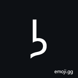 Inscriptional Pahlavi Letter Lamedh Symbol