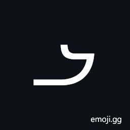 Inscriptional Parthian Letter Kaph Symbol
