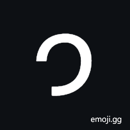 Inscriptional Parthian Letter Waw Symbol