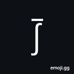 Integral with Overbar Symbol