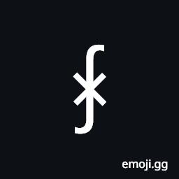 Integral with Times Sign Symbol