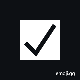 Inverse Check Mark Symbol