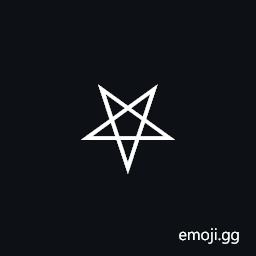 Inverted Pentagram Symbol