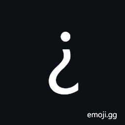 Inverted Question Mark Symbol