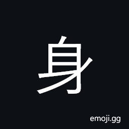 Kangxi Radical Body Symbol