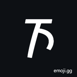 Kharoshthi Letter Bha Symbol