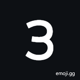 Khudawadi Digit Three Symbol
