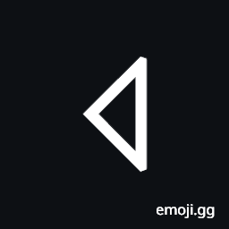 Large Left Triangle Operator Symbol