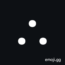 Large One Dot Over Two Dots Punctuation Symbol