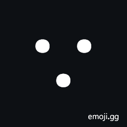 Large Two Dots Over One Dot Punctuation Symbol