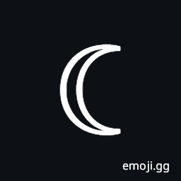 Last Quarter Moon Symbol