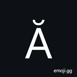Latin Capital Letter a with Breve Symbol