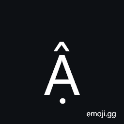 Latin Capital Letter a with Circumflex and Dot Below Symbol