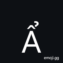 Latin Capital Letter a with Circumflex and Hook Above Symbol