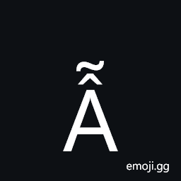 Latin Capital Letter a with Circumflex and Tilde Symbol