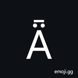 Latin Capital Letter a with Diaeresis and Macron Symbol