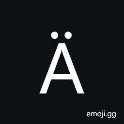 Latin Capital Letter a with Diaeresis Symbol