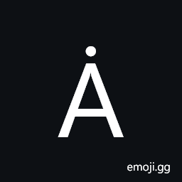 Latin Capital Letter a with Dot Above Symbol