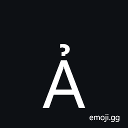 Latin Capital Letter a with Hook Above Symbol