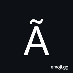 Latin Capital Letter a with Tilde Symbol