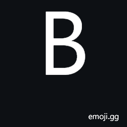 Latin Capital Letter B Symbol