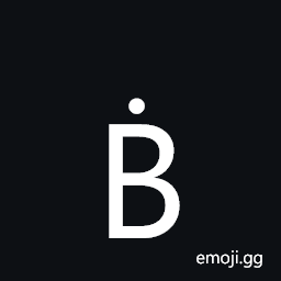Latin Capital Letter B with Dot Above Symbol