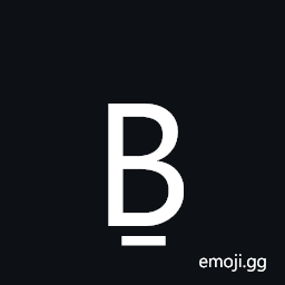 Latin Capital Letter B with Line Below Symbol