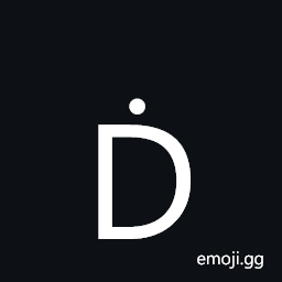 Latin Capital Letter D with Dot Above Symbol
