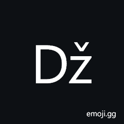 Latin Capital Letter D with Small Letter Z with Caron Symbol