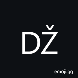 Latin Capital Letter Dz with Caron Symbol