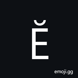 Latin Capital Letter E with Breve Symbol