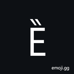 Latin Capital Letter E with Double Grave Symbol