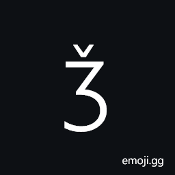 Latin Capital Letter Ezh with Caron Symbol