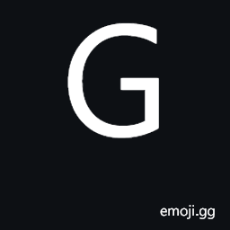 Latin Capital Letter G Symbol