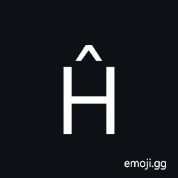 Latin Capital Letter H with Circumflex Symbol