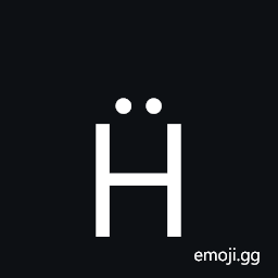 Latin Capital Letter H with Diaeresis Symbol