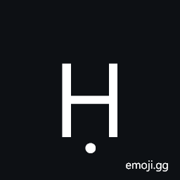 Latin Capital Letter H with Dot Below Symbol