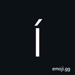 Latin Capital Letter I with Acute Symbol