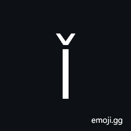 Latin Capital Letter I with Caron Symbol