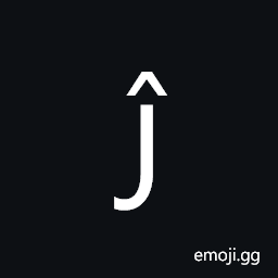 Latin Capital Letter J with Circumflex Symbol