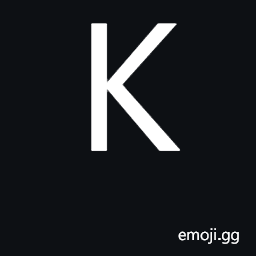 Latin Capital Letter K Symbol