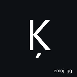 Latin Capital Letter K with Cedilla Symbol