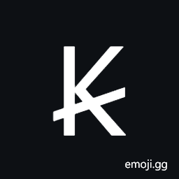Latin Capital Letter K with Oblique Stroke Symbol