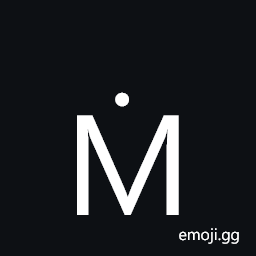 Latin Capital Letter M with Dot Above Symbol