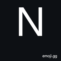 Latin Capital Letter N Symbol